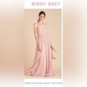 Birdy Grey Grace Convertible Bridesmaid Dress - Dusty Rose